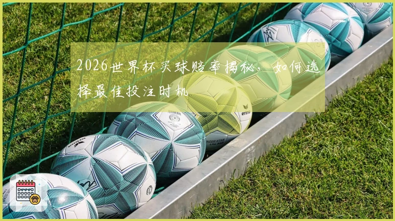 2026世界杯买球赔率揭秘，如何选择最佳投注时机